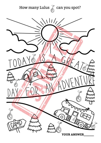 Adventure Seek Coloring Book