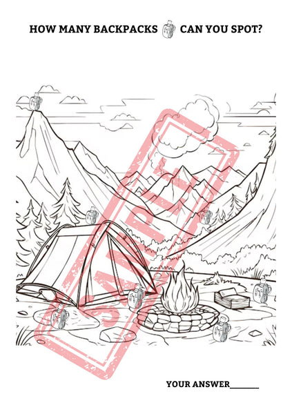 Adventure Seek Coloring Book